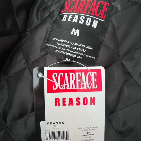 Reason Black and Red Scarface Jacket - Picture 4 of 4